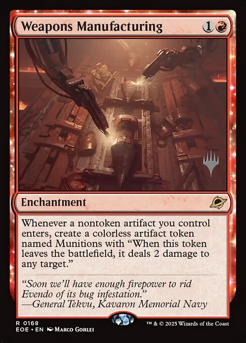 Weapons Manufacturing — Edge of Eternities Promos 168p