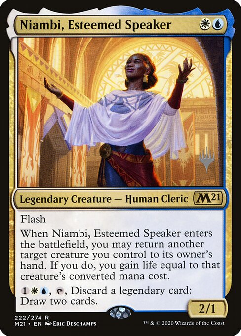 Niambi, Estimada Oradora — Core Set 2021 Promos 222p