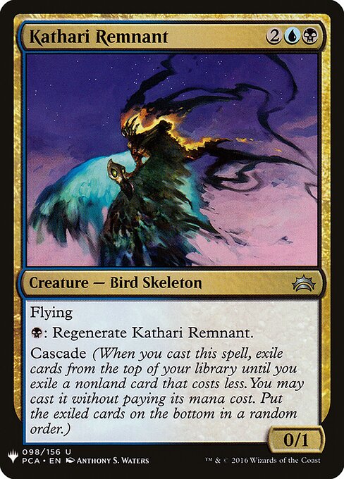 Resquício de Kathari — The List PCA-98