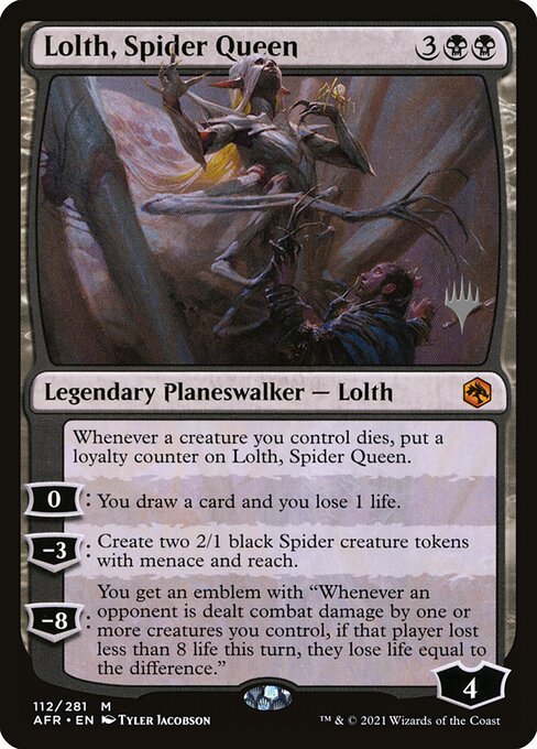Lolth, Rainha Aranha — Adventures in the Forgotten Realms Promos 112p