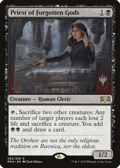 Sacerdotisa dos Deuses Esquecidos — Ravnica Allegiance Promos 83p
