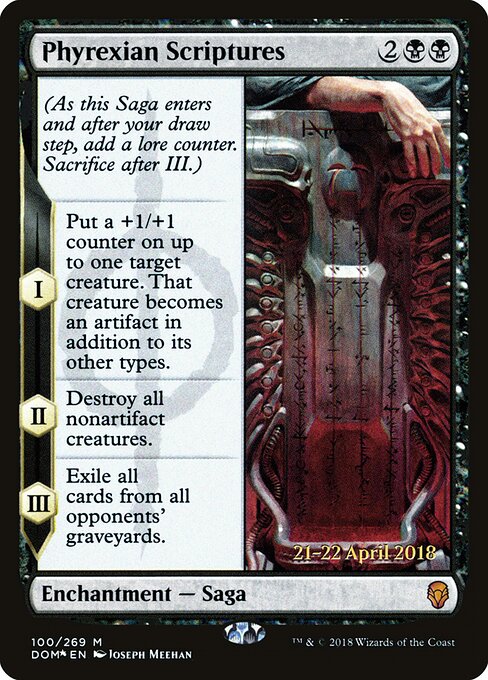 Escrituras Phyrexianas — Dominaria Promos 100s