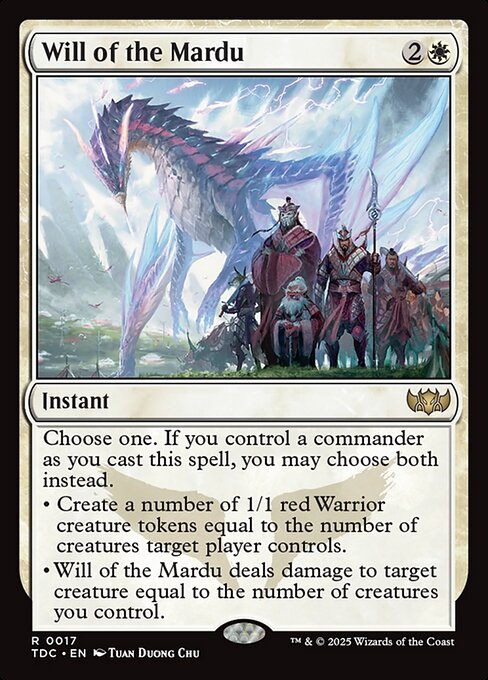 Will of the Mardu — Tarkir: Dragonstorm Commander 17