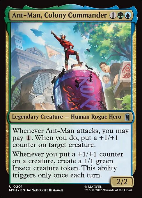 Ant-Man, Colony Commander — Marvel Super Heroes 201
