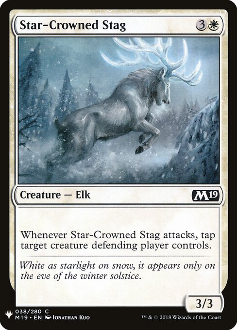 Cervo Estelocórneo — The List M19-38