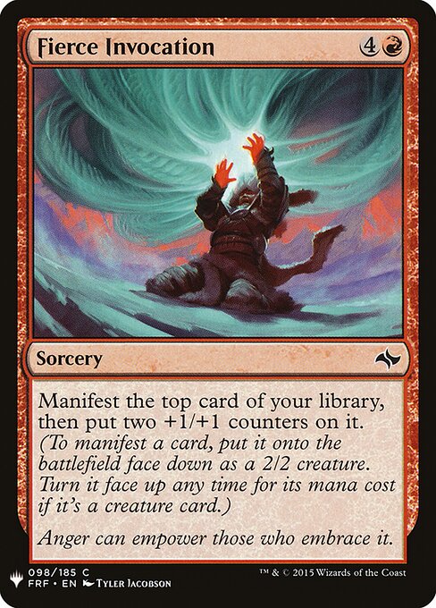 Invocação Furiosa — The List FRF-98
