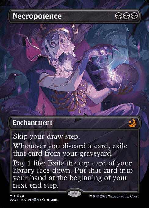 Necropotência — Wilds of Eldraine: Enchanting Tales 74