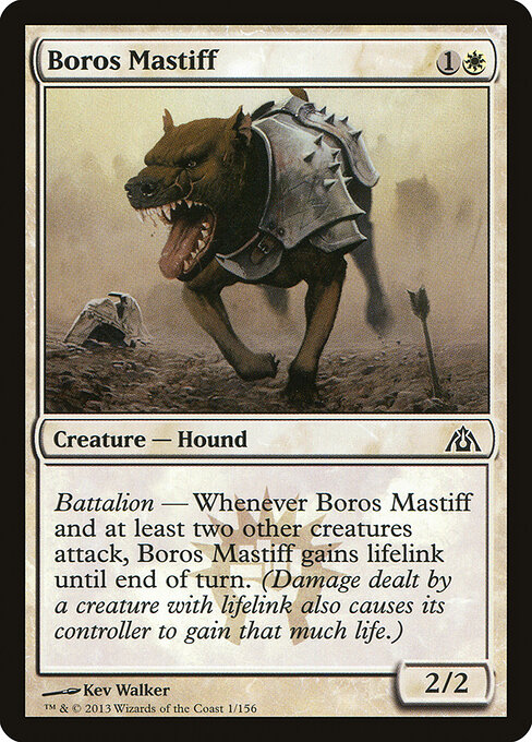 Boros Mastiff — Dragon's Maze 1