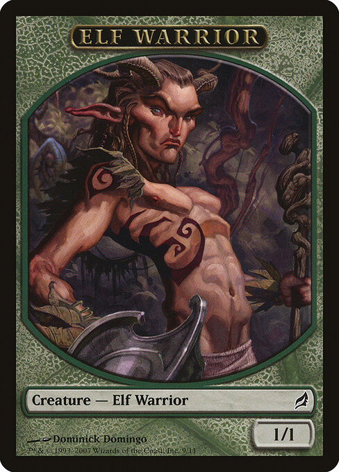 Elf Warrior — Lorwyn Tokens 9