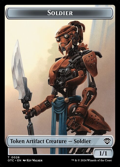 Soldier — Outlaws of Thunder Junction Commander Tokens 26