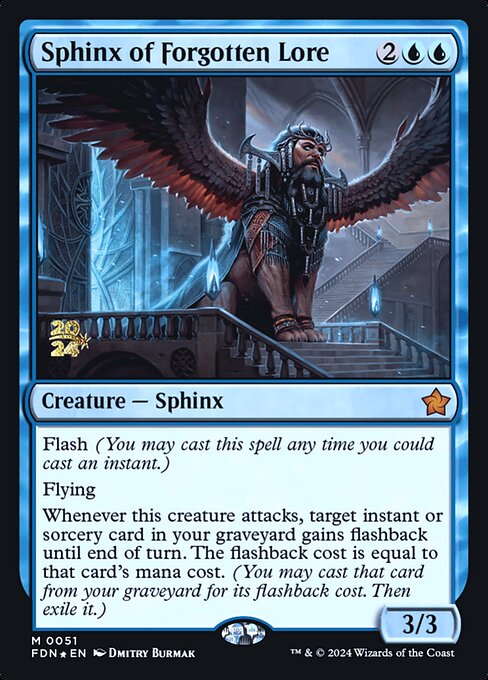Sphinx of Forgotten Lore — Foundations Promos 51s