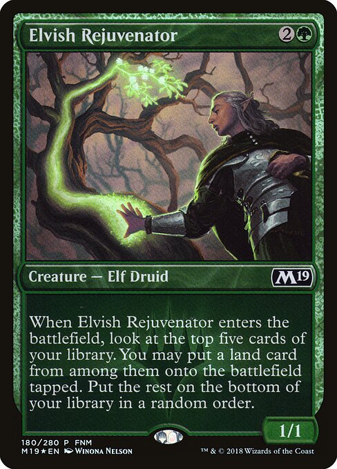 Rejuvenescedor Élfico — Core Set 2019 Promos 180