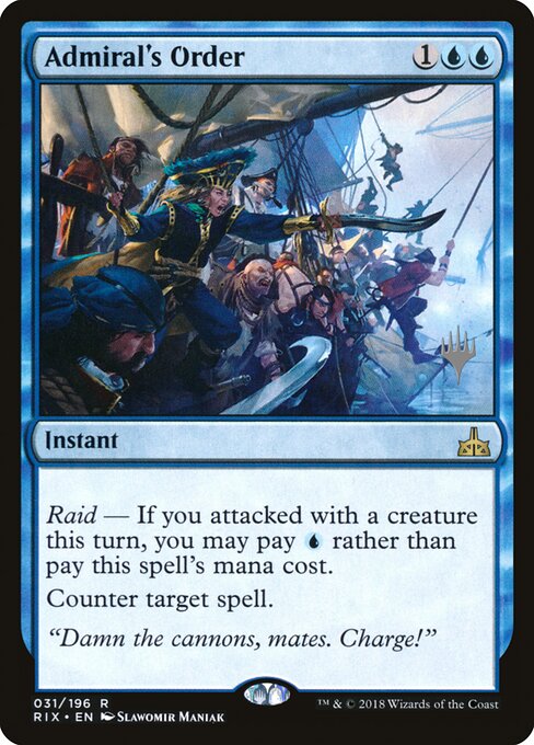 Ordem da Almirante — Rivals of Ixalan Promos 31p