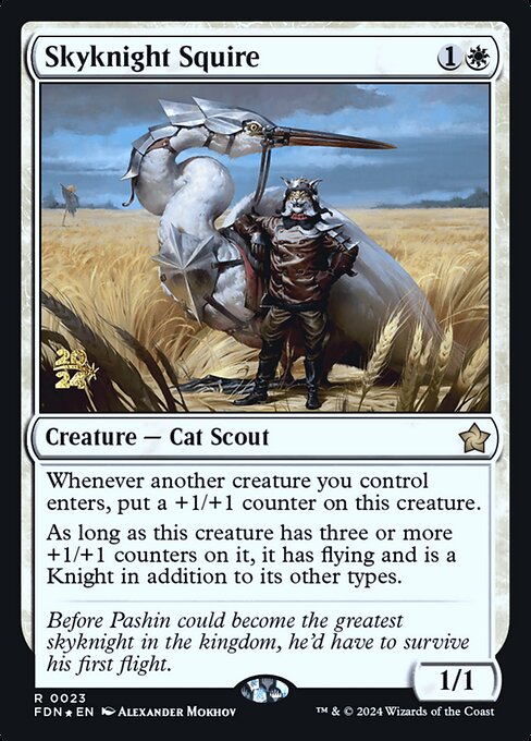 Skyknight Squire — Foundations Promos 23s