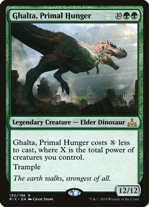 Ghalta, Fome Primordial — Rivals of Ixalan Promos 130p