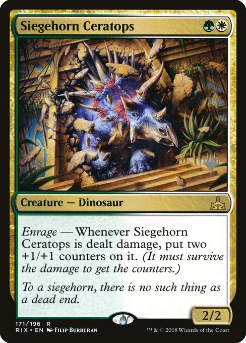 Cerátopo Chifre-de-cerco — Rivals of Ixalan Promos 171p