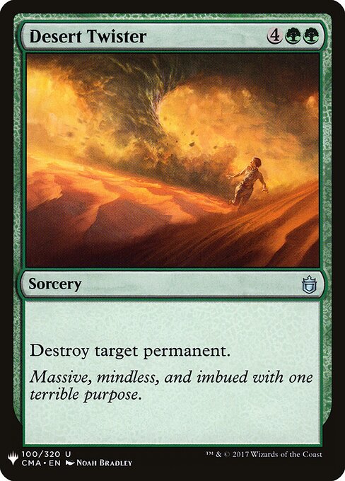 Ciclone do Deserto — The List CMA-100
