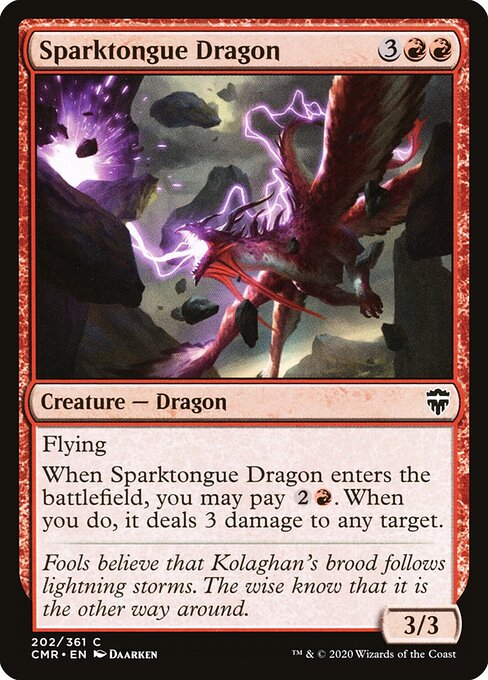 Dragão Eletrolíngue — Commander Legends 202