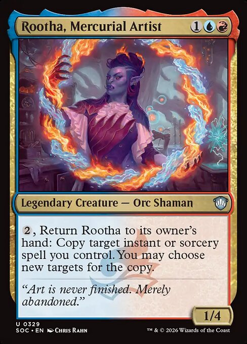 Rootha, Artista Instável — Secrets of Strixhaven Commander 329