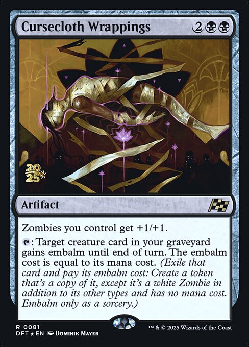Cursecloth Wrappings — Aetherdrift Promos 81s