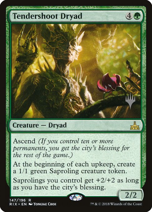 Dríade Germinadora — Rivals of Ixalan Promos 147p