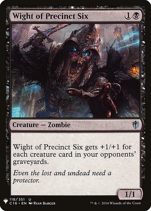 Monstro da Jurisdição Seis — The List C16-118