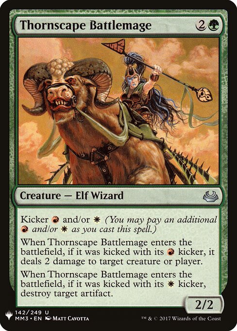 Mago de Batalha de Thornscape — The List MM3-142