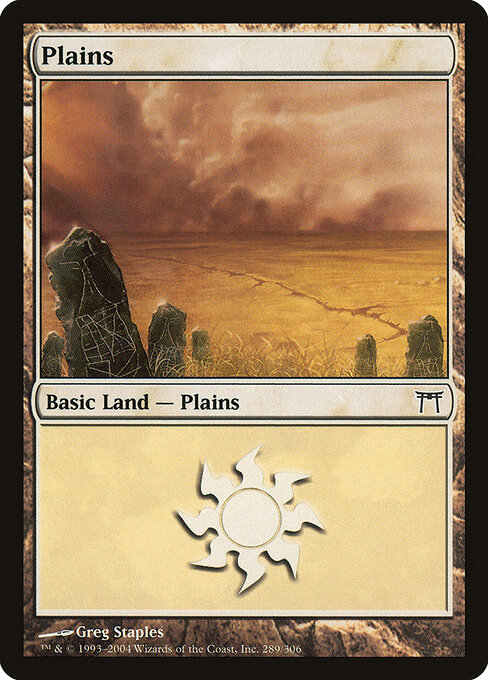 Planície — Champions of Kamigawa 289