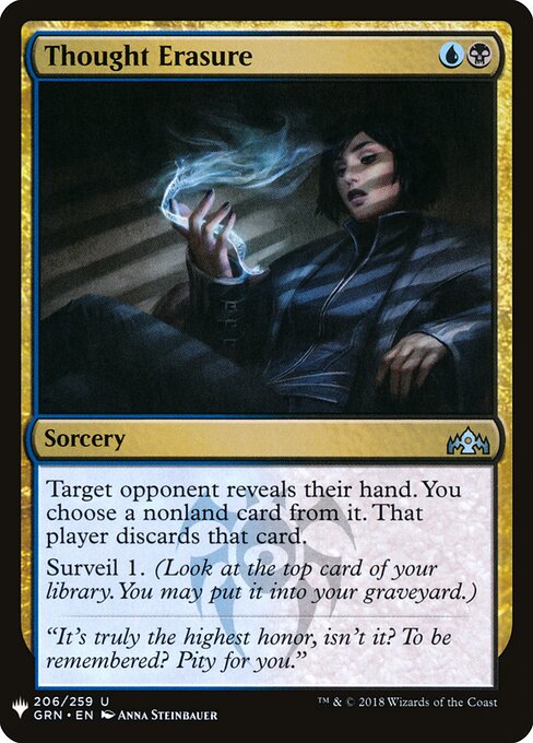 Dissolução do Pensamento — The List GRN-206