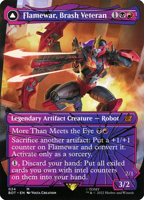 Flamewar, Brash Veteran — Transformers 24