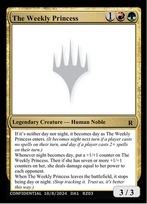 The Weekly Princess — Unknown Event RZ03e