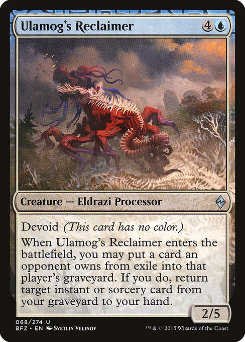 Reivindicador de Ulamog — Battle for Zendikar 68