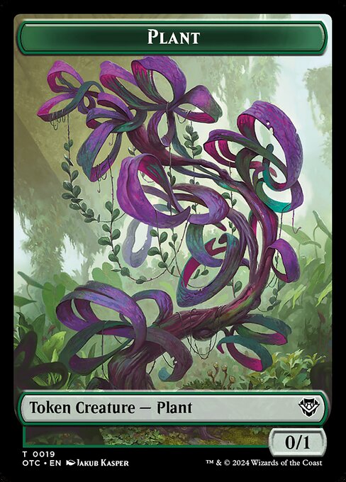 Plant — Outlaws of Thunder Junction Commander Tokens 19