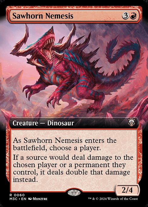 Sawhorn Nemesis — Modern Horizons 3 Commander 60