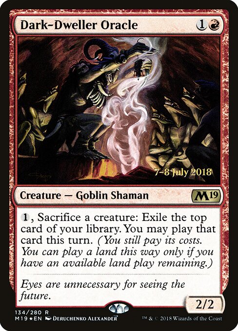 Oráculo Habitante do Escuro — Core Set 2019 Promos 134s