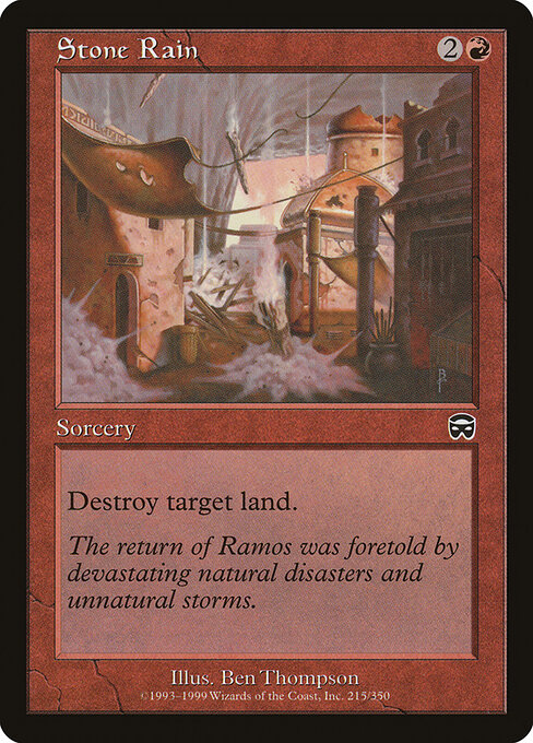 Chuva de Pedra — Mercadian Masques 215