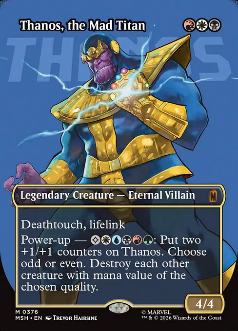 Thanos, the Mad Titan — Marvel Super Heroes 376