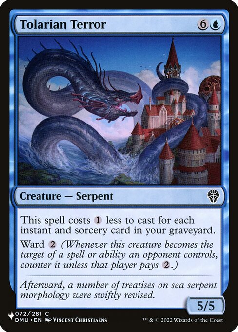 Terror Tolariano — The List DMU-72