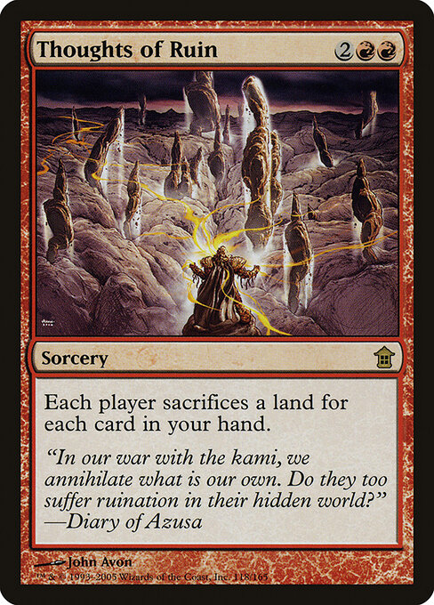 Expectativa de Ruína — Saviors of Kamigawa 118