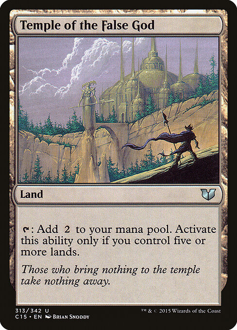 Templo do Falso Deus — Commander 2015 313