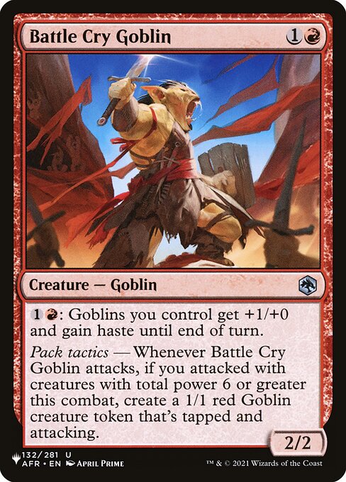 Goblin do Grito de Guerra — The List AFR-132