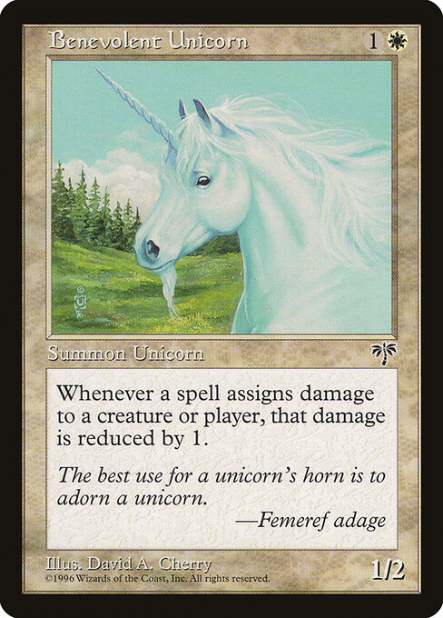 Unicórnio Benevolente — Mirage 4