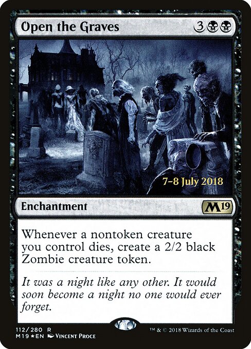 Abrir os Túmulos — Core Set 2019 Promos 112s
