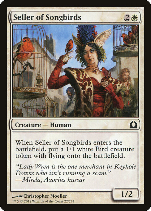 Vendedora de Pássaro Canoro — Return to Ravnica 22