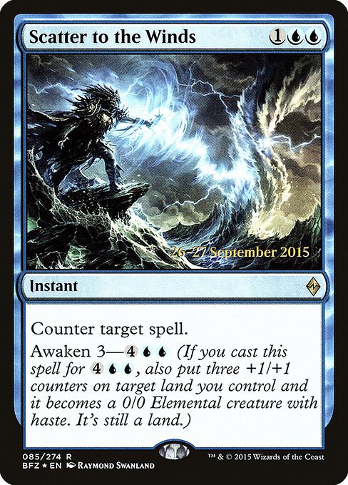 Espalhar ao Vento — Battle for Zendikar Promos 85s