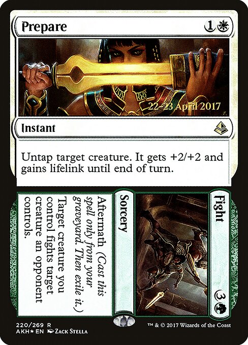 Preparar // Lutar — Amonkhet Promos 220s