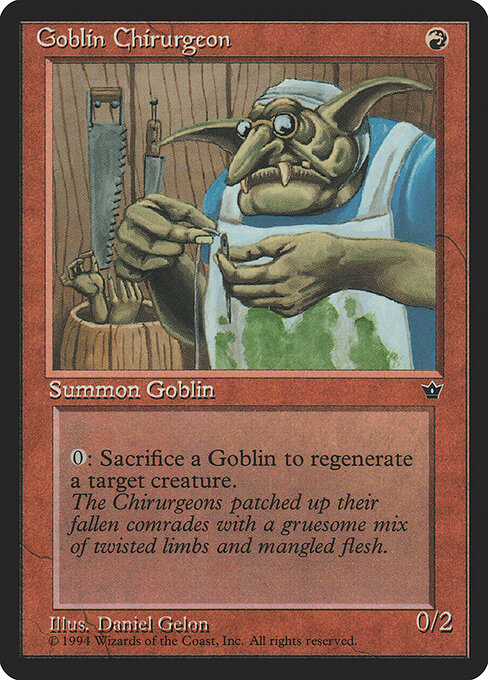 Goblin Chirurgeon — Fallen Empires 54a