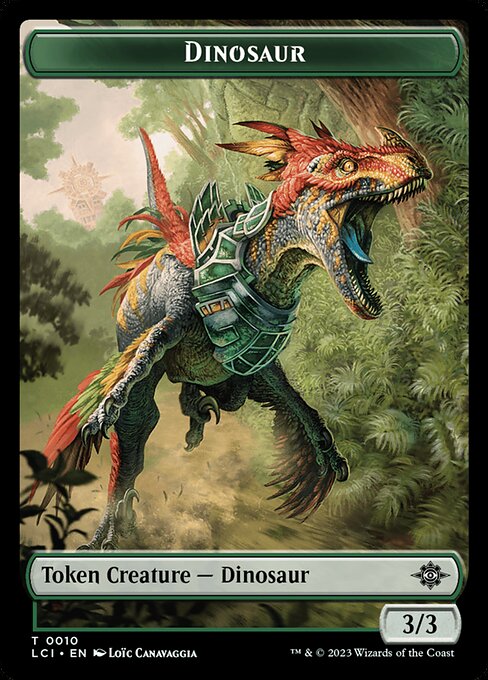 Dinosaur — The Lost Caverns of Ixalan Tokens 10