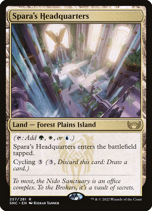 Quartel-general de Spara — Streets of New Capenna Promos 257p