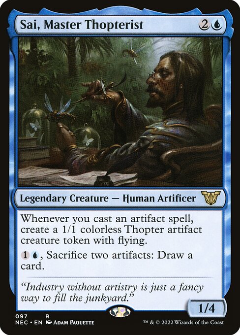 Sai, Topterista Mestre — Neon Dynasty Commander 97